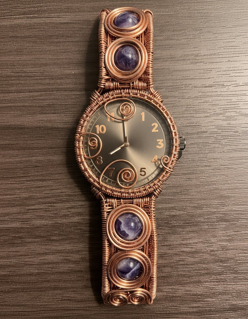 Wire Wrapped Dream Amethyst Watch The Vibez Shop