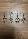 Zodiac Small Hoop Earrings The Vibez Shop