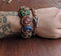 Wire Wrapped Copper Intention Bracelet The Vibez Shop