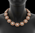 Copper Wire Wrapped Moissanite Tennis Chain Necklace The Vibez Shop