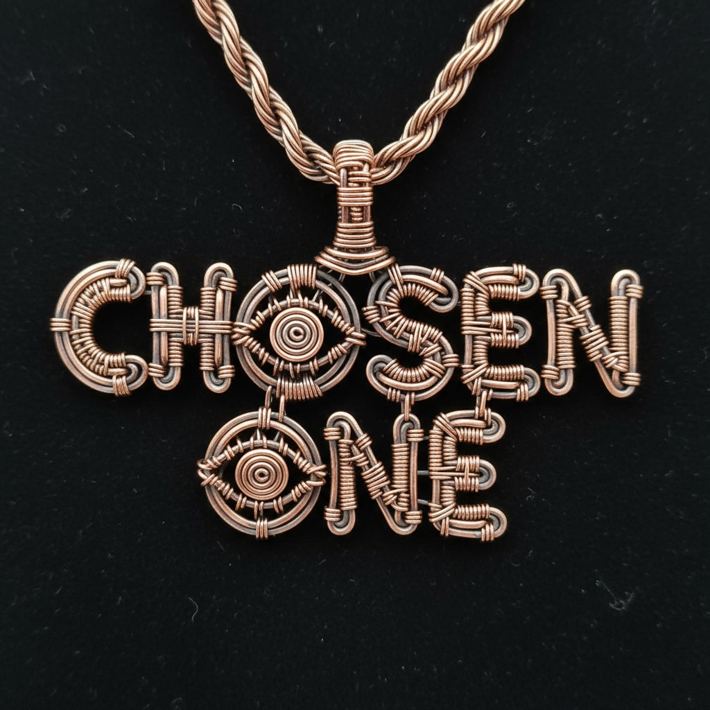 Custom Wire Wrapped Chosen One Necklace The Vibez Shop