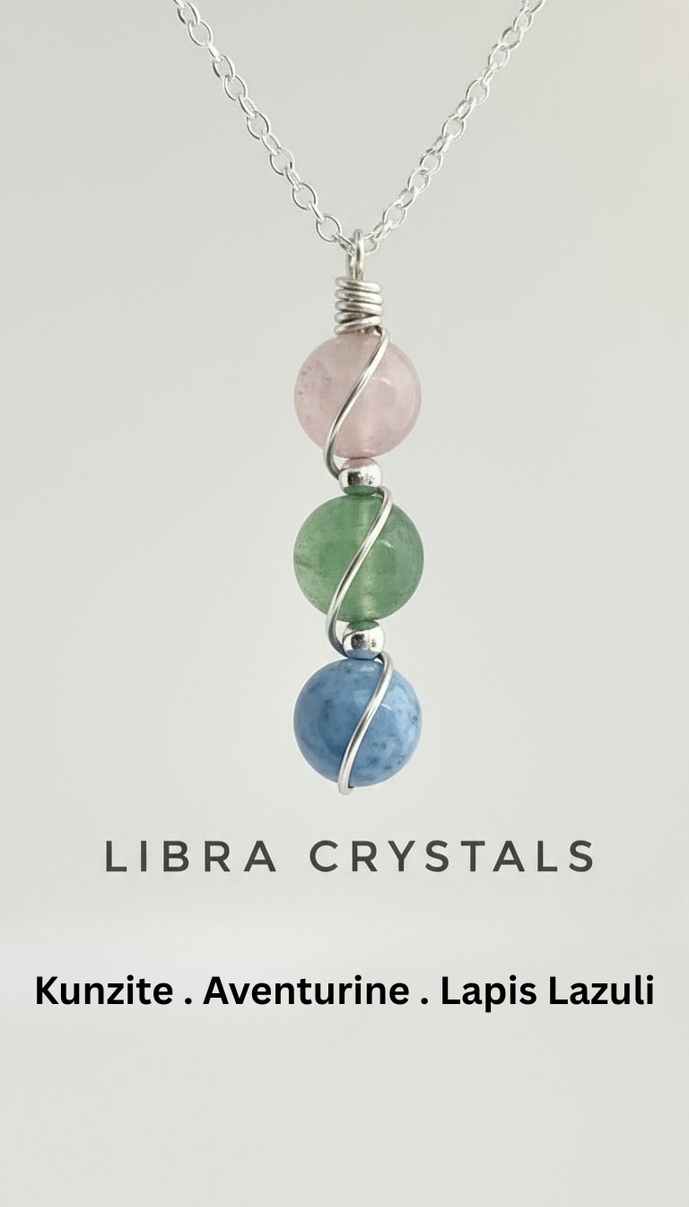 Sterling Silver Wire Wrapped Zodiac Stone Assistance Necklace The Vibez Shop