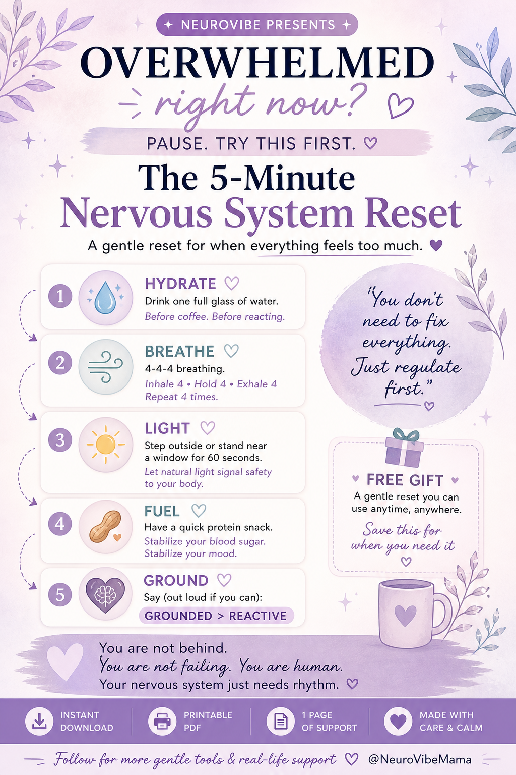 NeuroVibe 5-Minute Reset (Free) NeuroVibe Shop