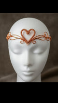 Copper Wire Wrapped Heart Crown The Vibez Shop