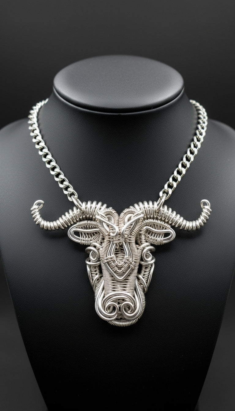 Customize Your Pure Copper Wire Wrapped Zodiac / Horoscope Sign Necklace The Vibez Shop