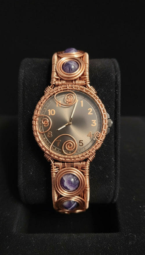 Wire Wrapped Dream Amethyst Watch The Vibez Shop