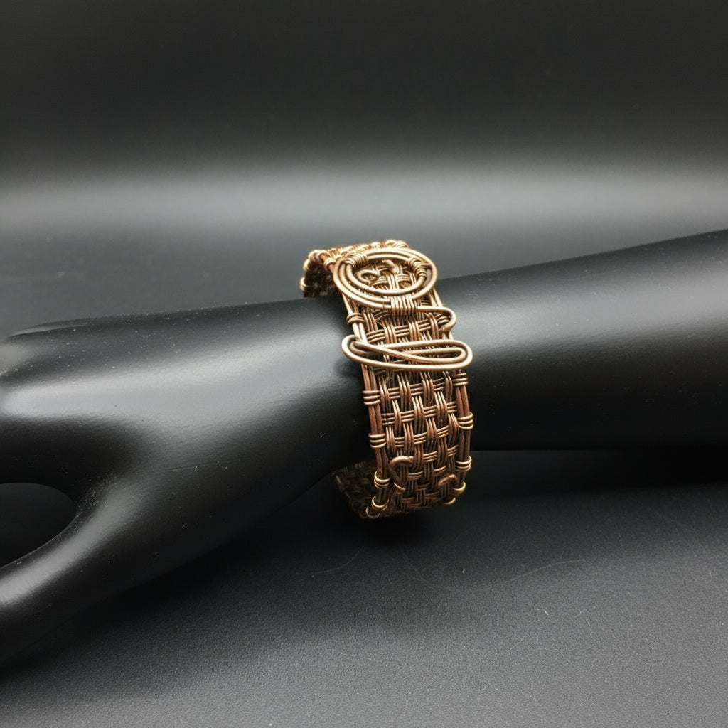 Custom Wire Wrapped Love Bracelet Design #2 The Vibez Shop