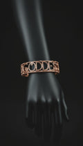 Custom Goddess Wire Wrapped Arm cuff The Vibez Shop