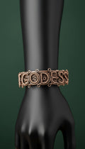 Custom Goddess Wire Wrapped Cuff Bracelet The Vibez Shop