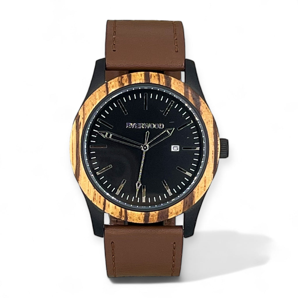 Inverness - Zebrawood & Brown Leather Everwood Original