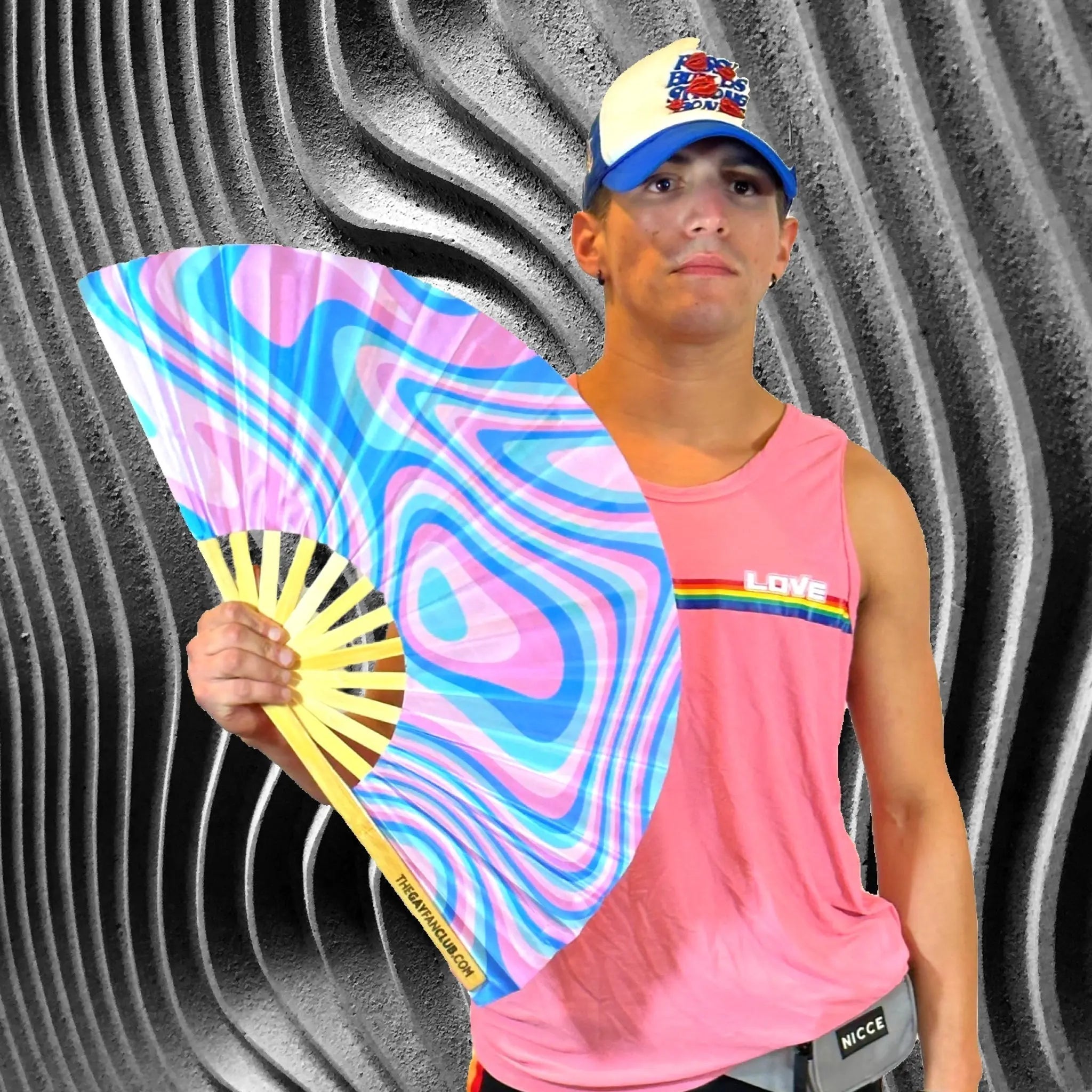 Psychedelic Trans Fan The Gay Fan Club