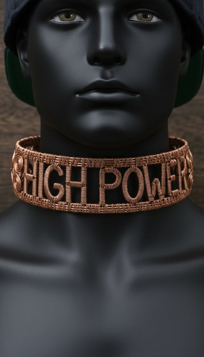 Wire Wrapped High Power Neck Tattoo The Vibez Shop