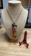 Custom wire wrapped mini anime dragon ball z character necklace for all ages The Vibez Shop