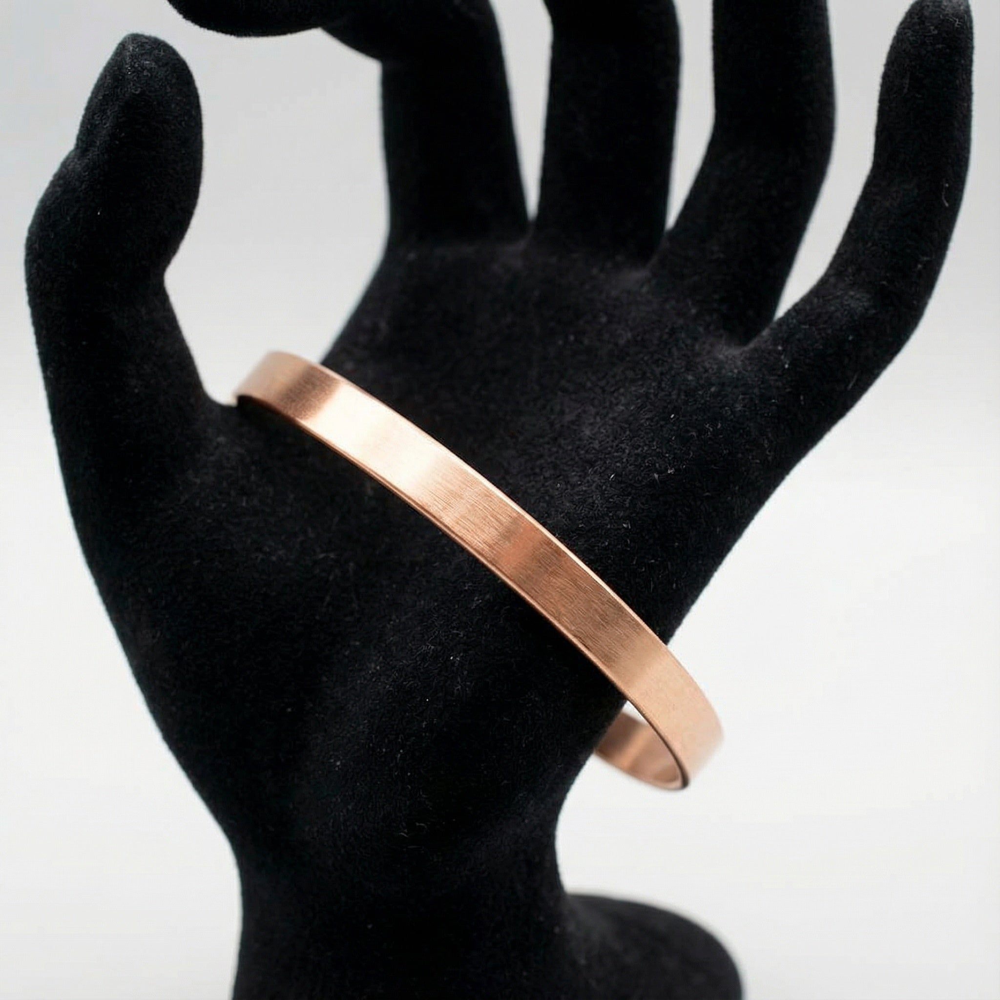 Copper Wire Wrapped Flat Bracelet The Vibez Shop