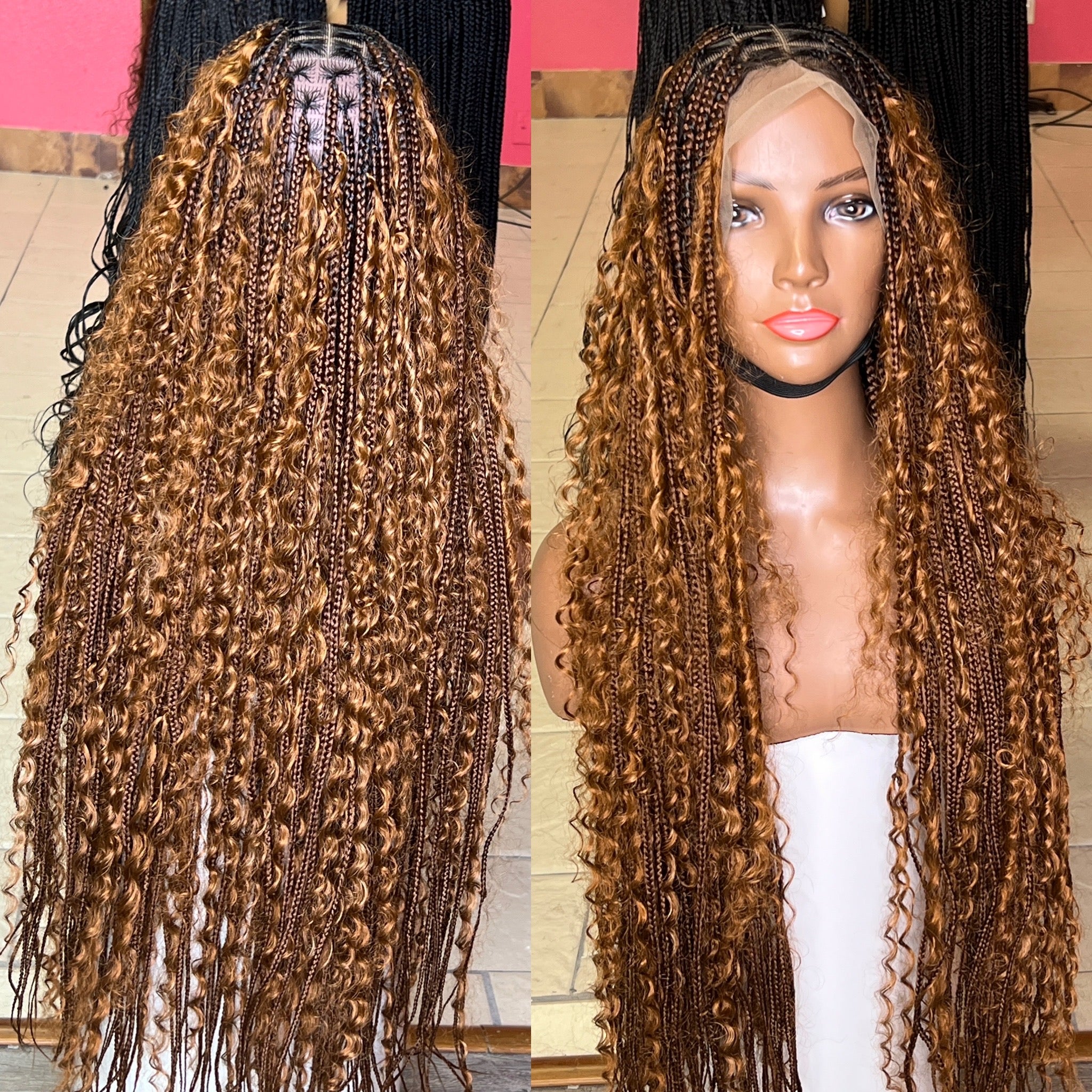 BOHO Knotless Braided wig HOL stores