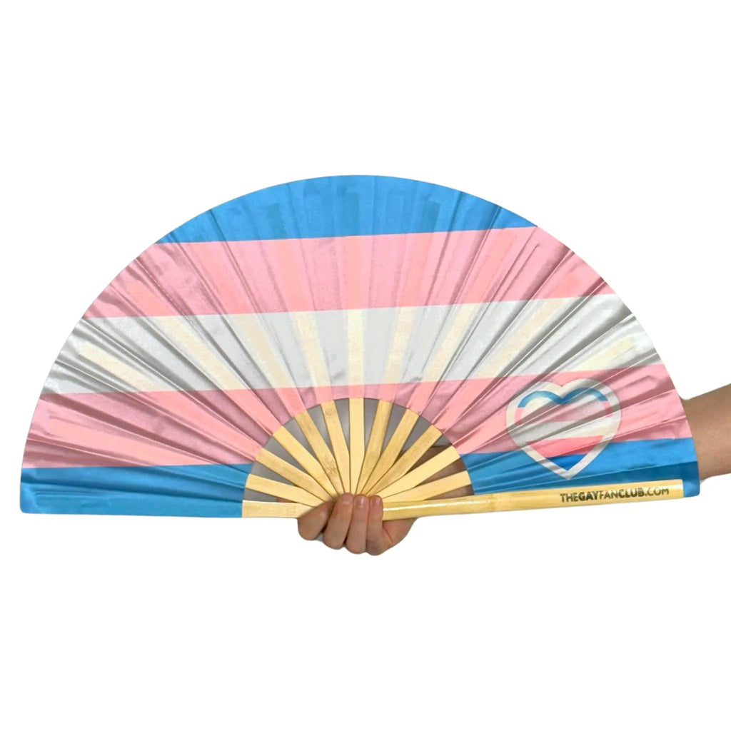 Trans Pride Flag Fan The Gay Fan Club