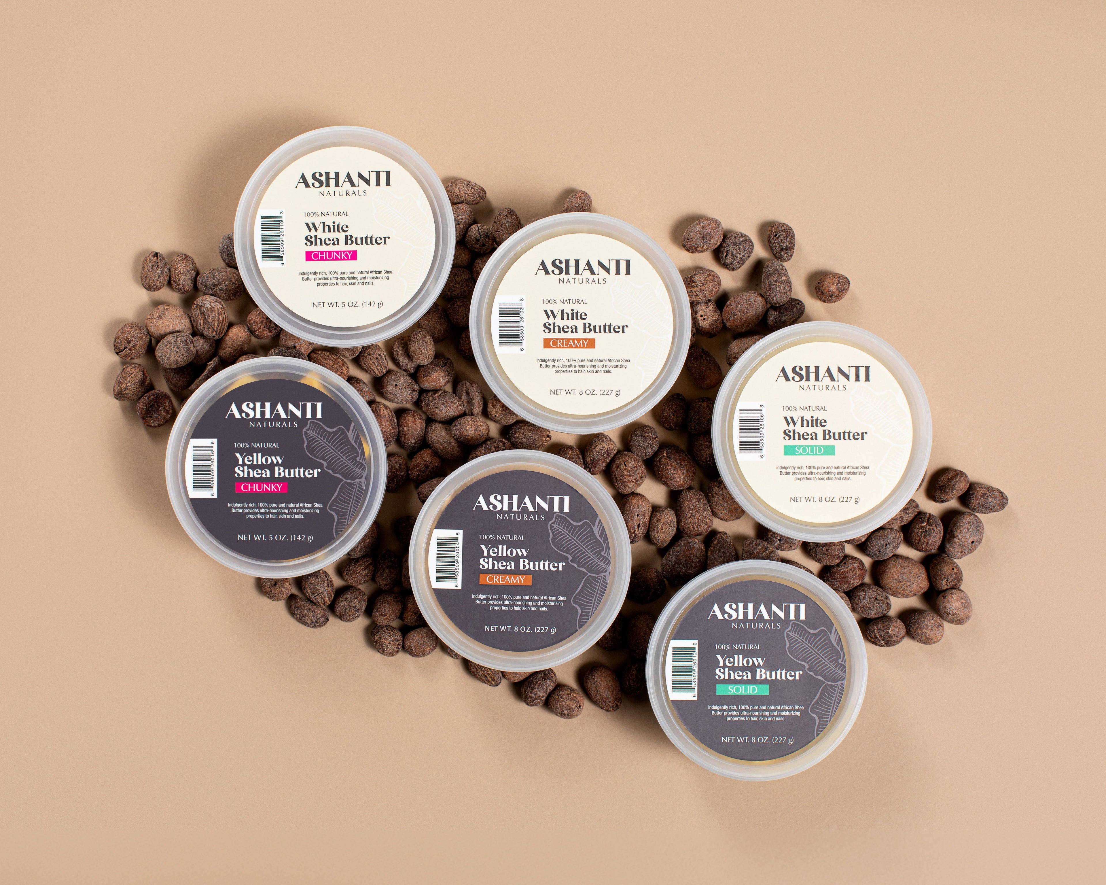 ASHANTI NATURALS 100% Yellow Shea Butter - Creamy AshantiNaturals