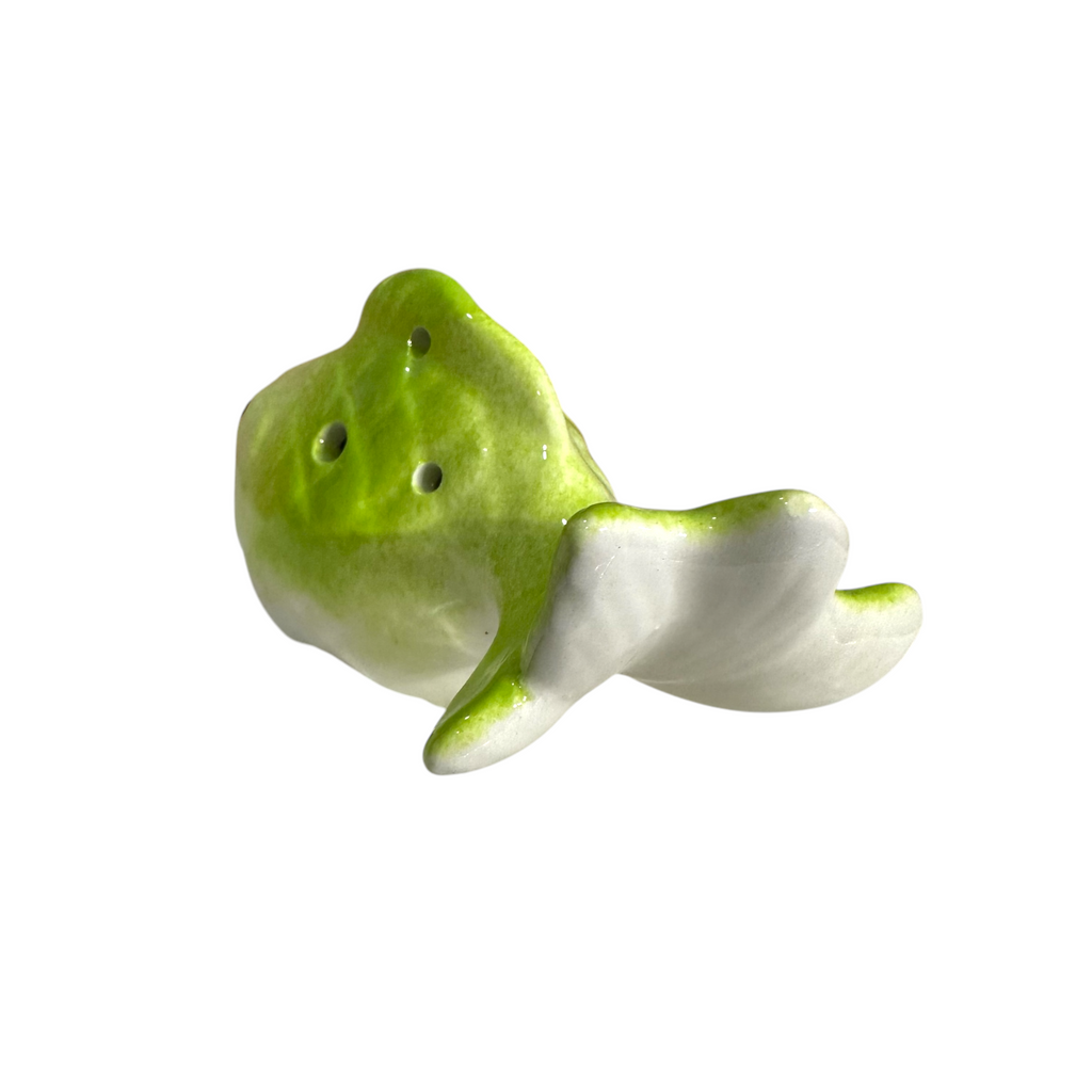 Ceramic Goldfish Ocarina Ocean Lime Green Music Frog Co