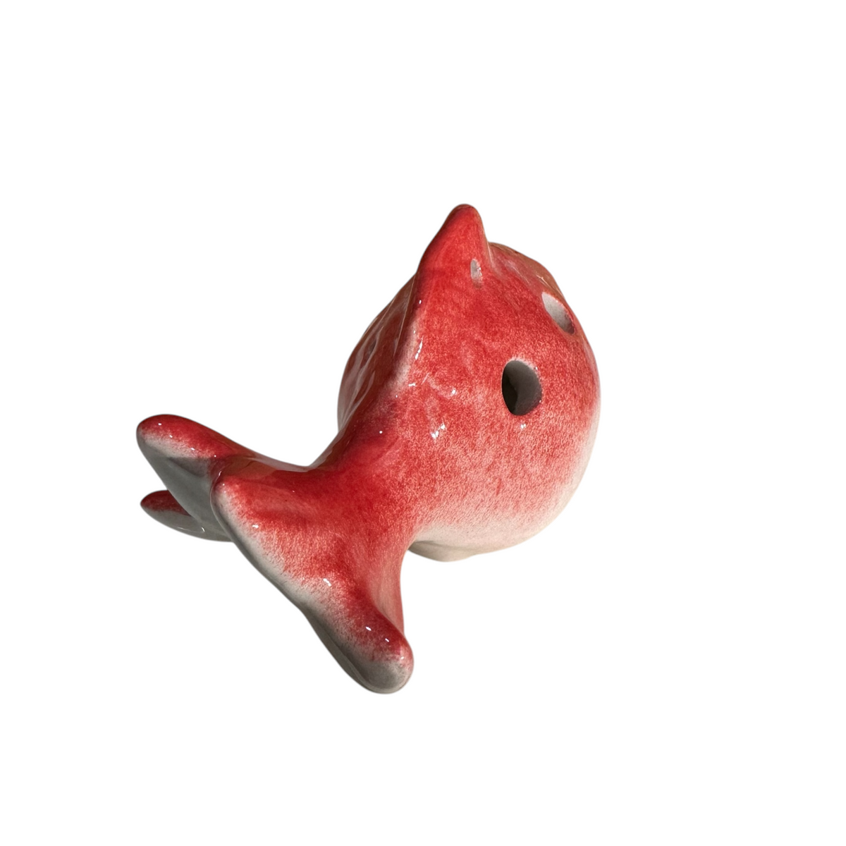 Ceramic Goldfish Ocarina Ocean Red Music Frog Co
