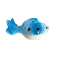 Ceramic Goldfish Ocarina Ocean Light Blue Music Frog Co