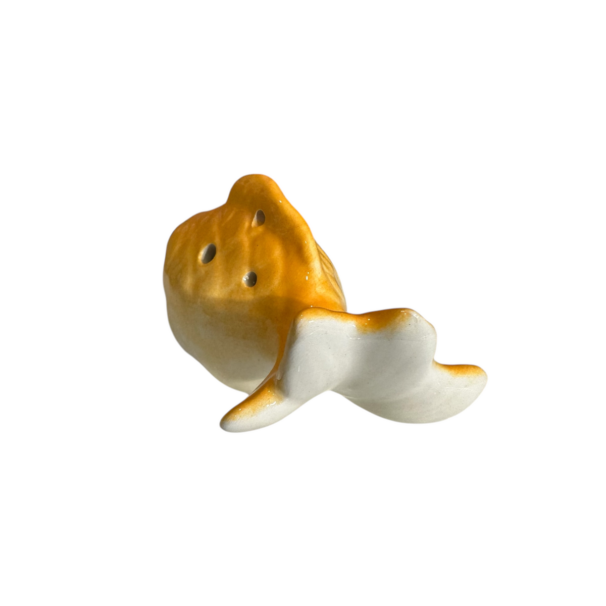 Ceramic Goldfish Ocarina Ocean Orange Music Frog Co