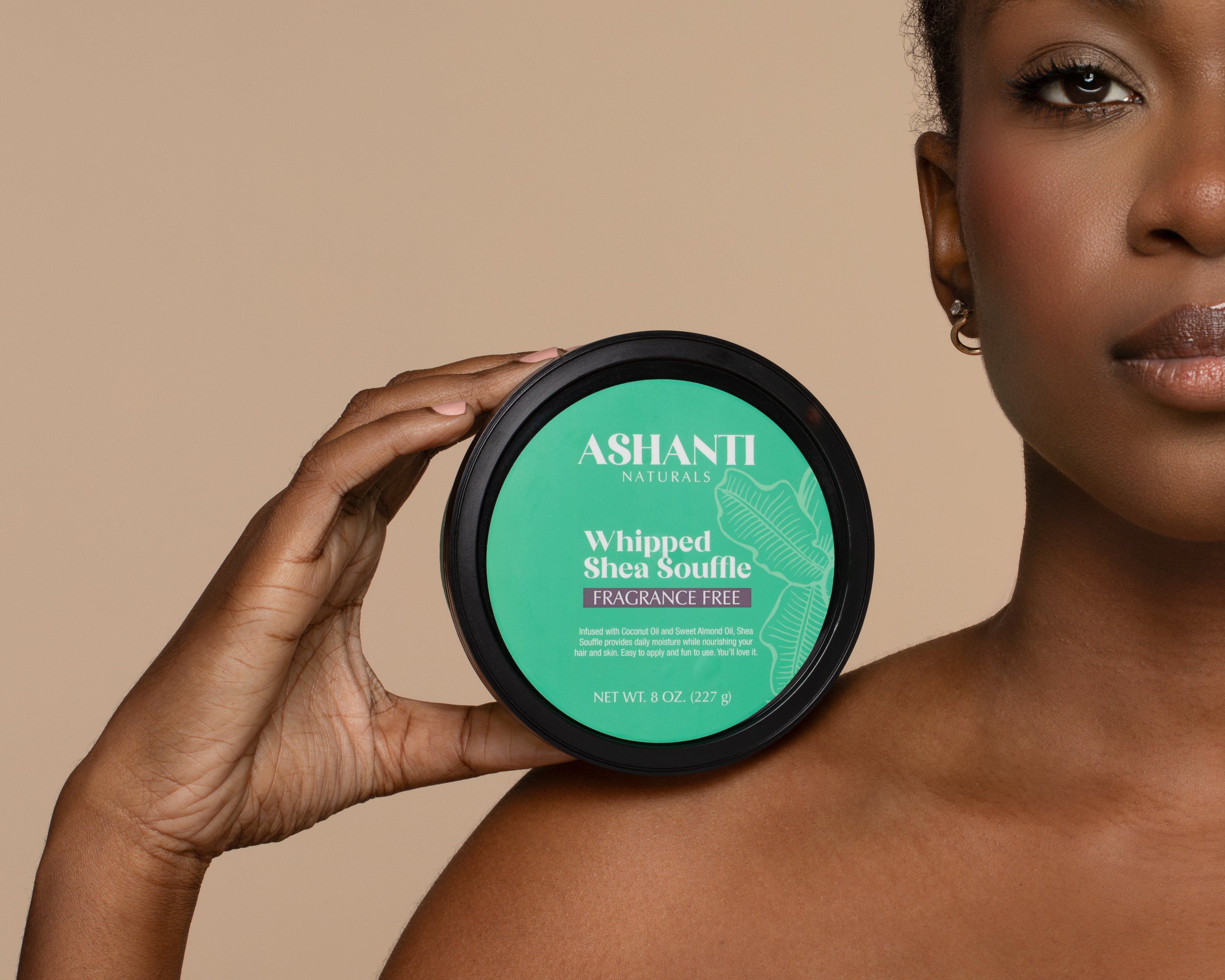 ASHANTI NATURALS Shea Souffle Fragrance Free AshantiNaturals