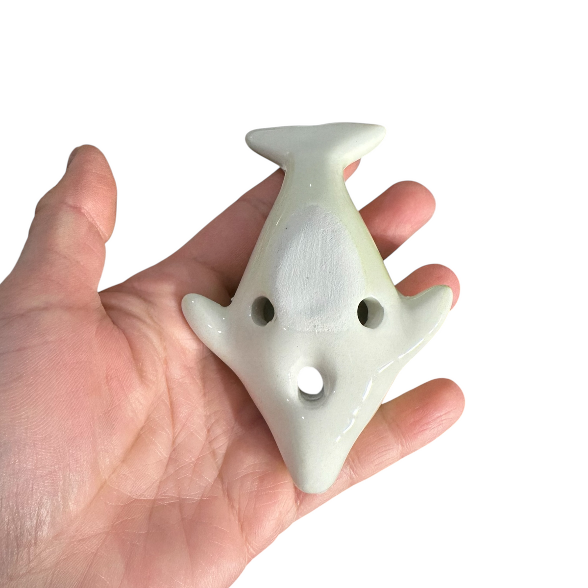 Ceramic Dolphin Ocarina Pink Music Frog Co