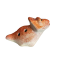 Ceramic Dinosaur Ocarina Orange Music Frog Co