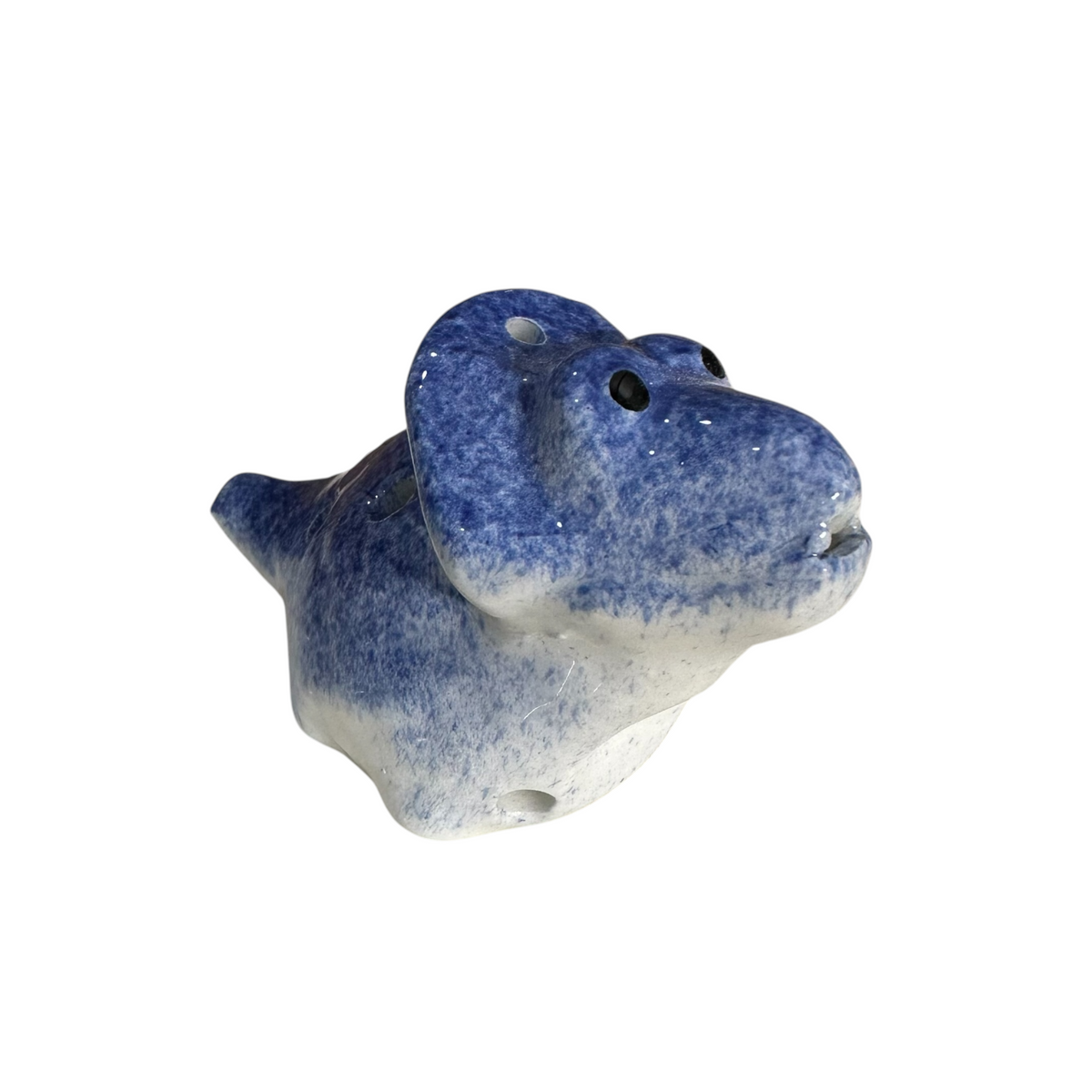 Ceramic Dinosaur Ocarina Navy Music Frog Co