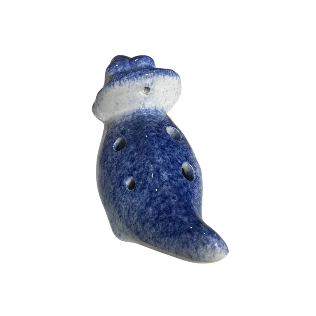 Ceramic Dinosaur Ocarina Navy Music Frog Co