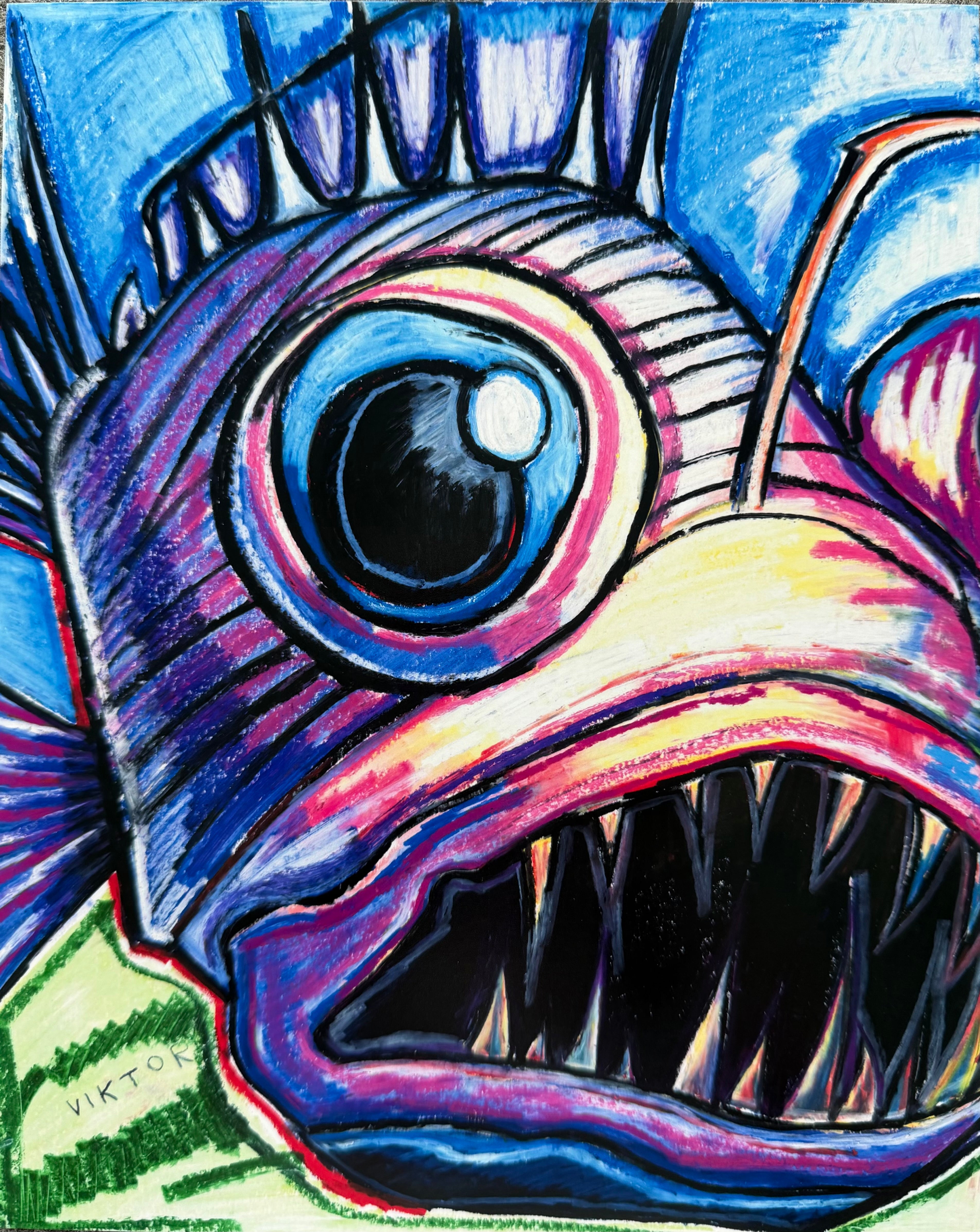 Angler Fish  - Art Prints Vichy's Art