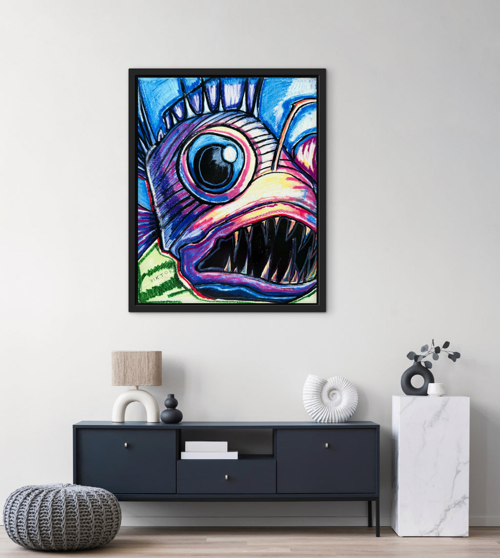 Angler Fish  - Art Prints Vichy's Art