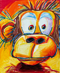 The Silly Monkey - Art Prints Vichy's Art
