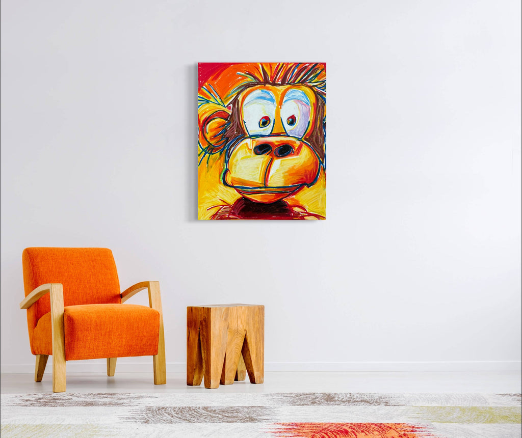 The Silly Monkey - Art Prints Vichy's Art