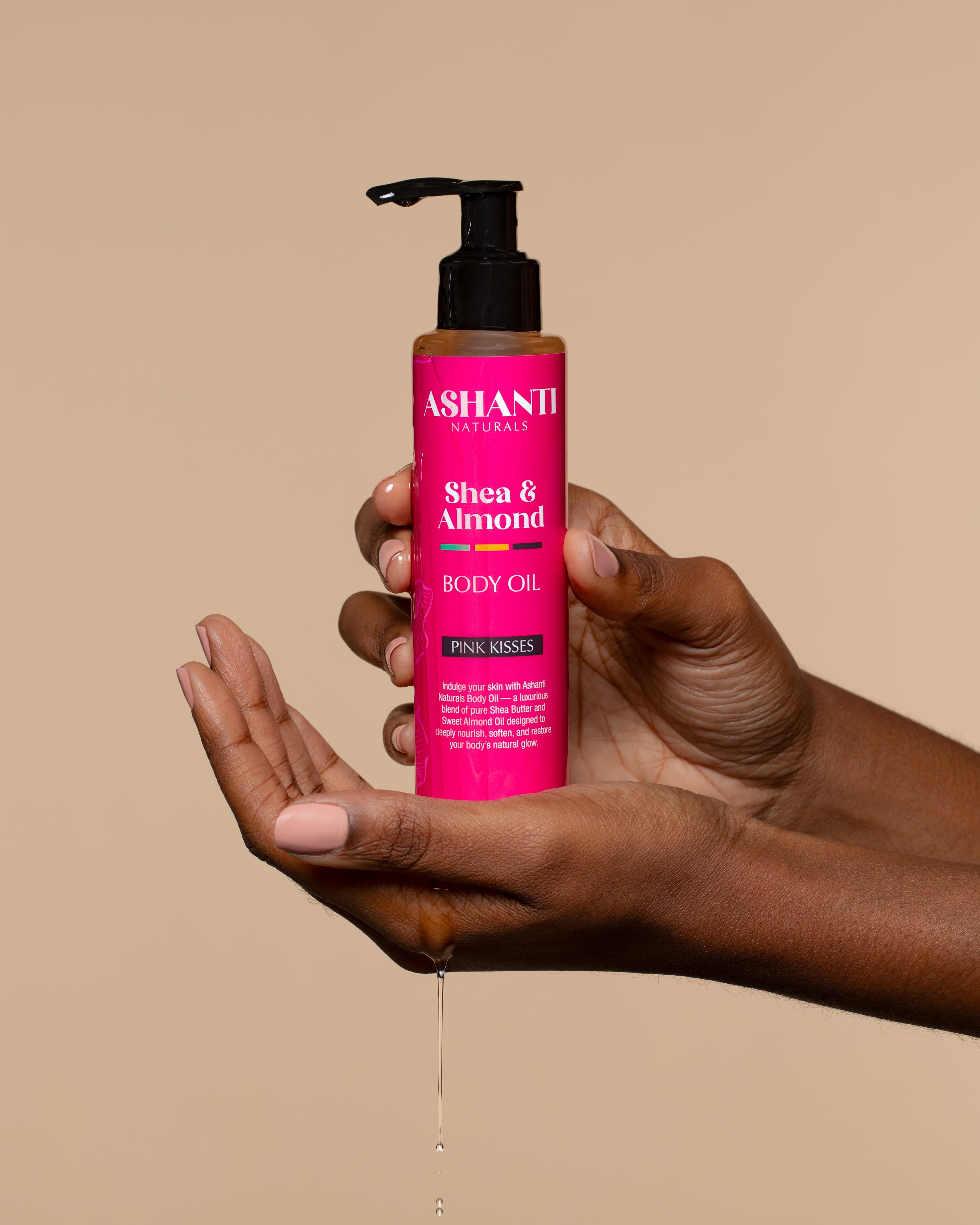 ASHANTI NATURALS Shea & Almond Body Oil - Pink Kisses AshantiNaturals