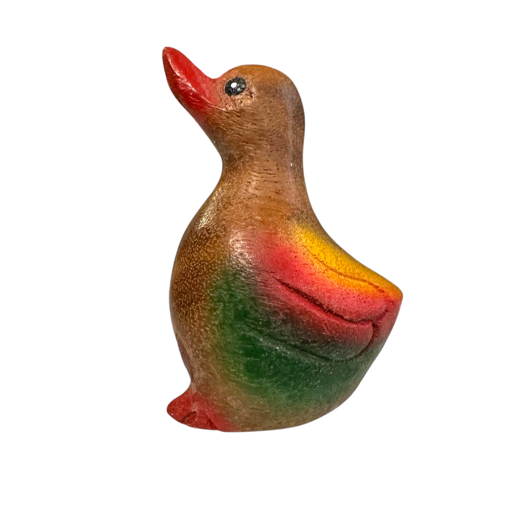 Painted Wooden whistle duck Music Frog Co