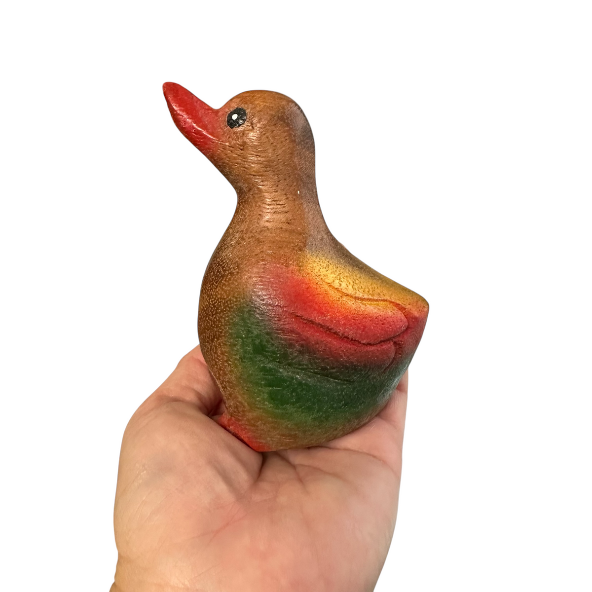Painted Wooden whistle duck Music Frog Co