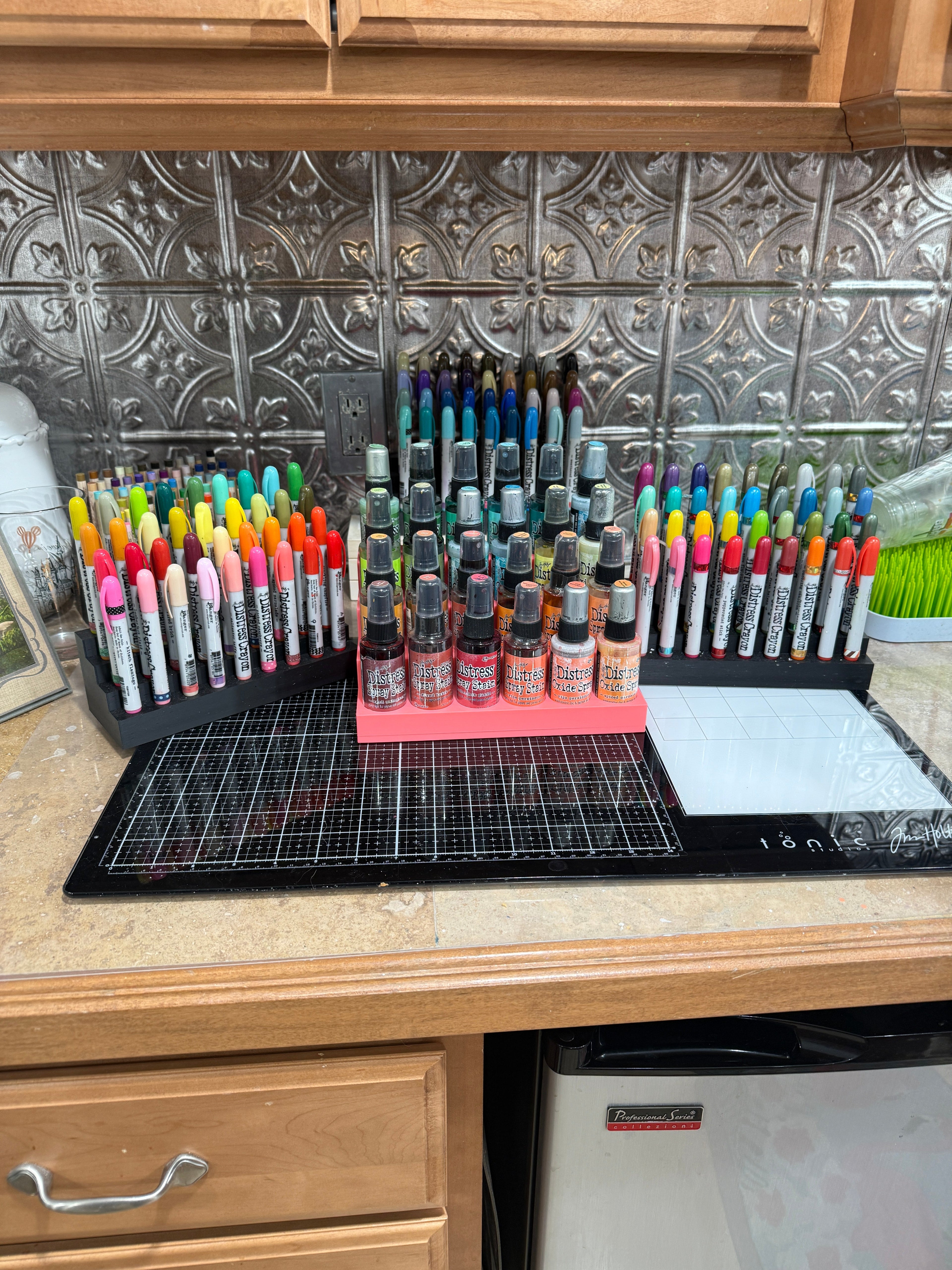 Tim Holtz Distress Spray Stain Caddy, Holds 24 Bottles, Made to Order in 10 Colors Y-Axis Printing LLC