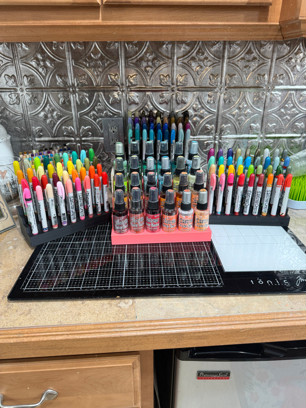 Tim Holtz Distress Spray Stain Caddy, Holds 24 Bottles, Made to Order in 10 Colors Y-Axis Printing LLC