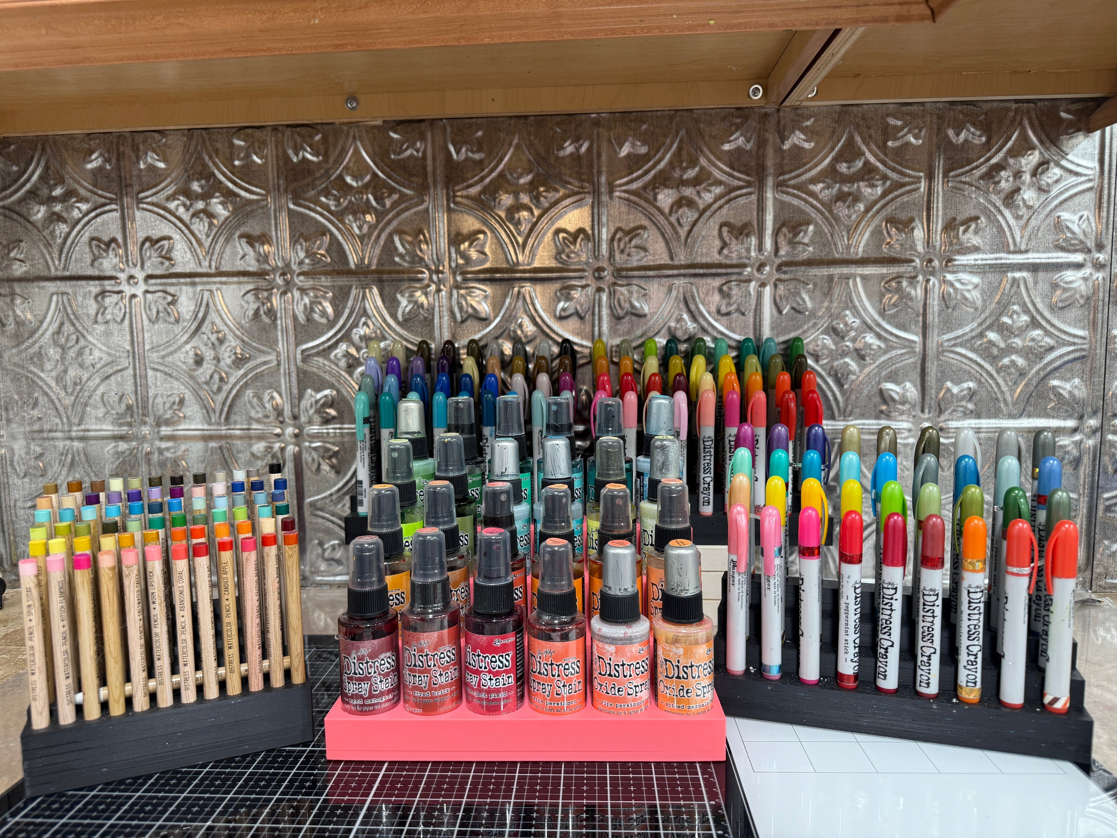 Tim Holtz Distress Spray Stain Caddy, Holds 24 Bottles, Made to Order in 10 Colors Y-Axis Printing LLC