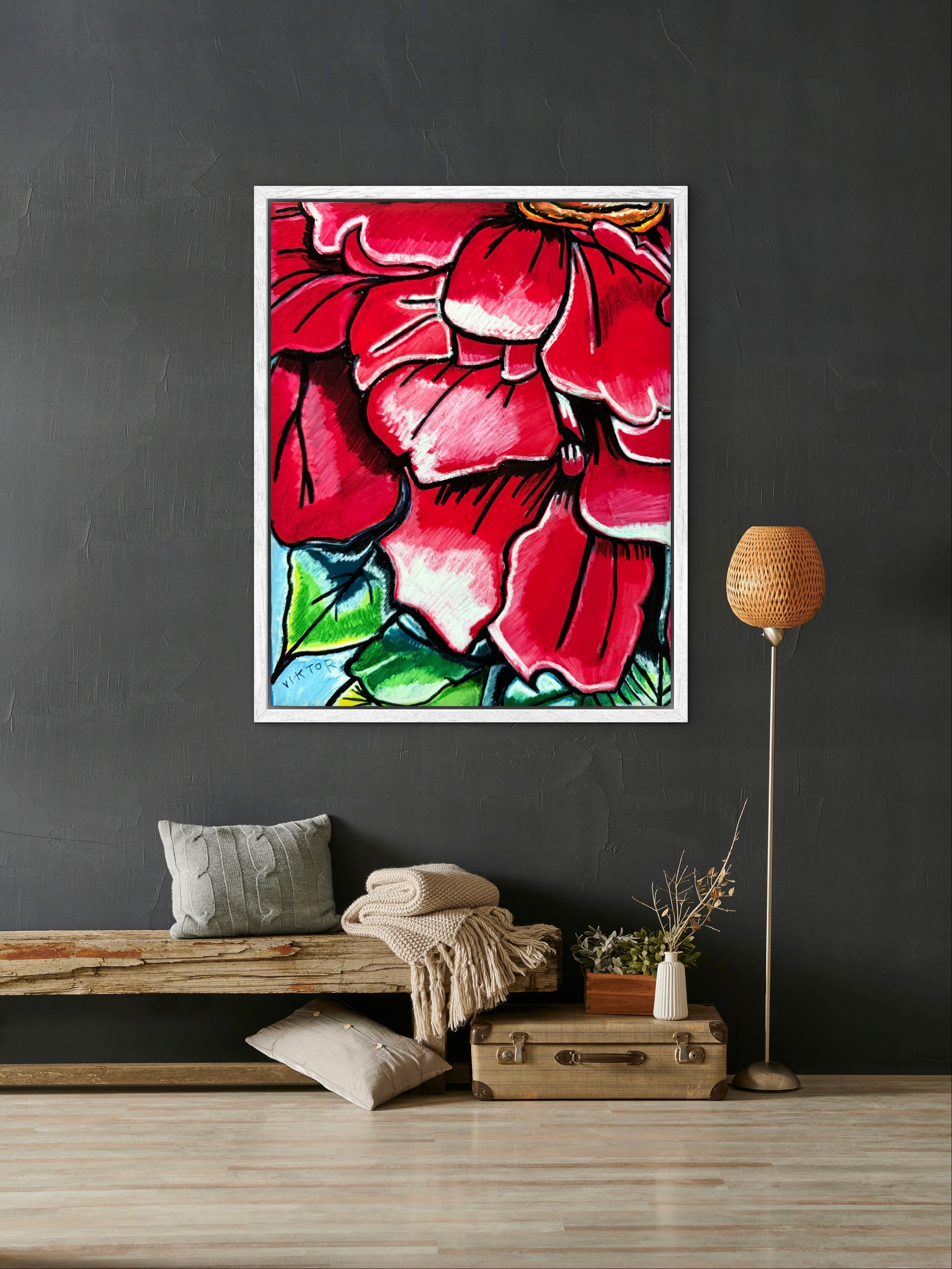 Zinnia Ember - Art Prints Vichy's Art