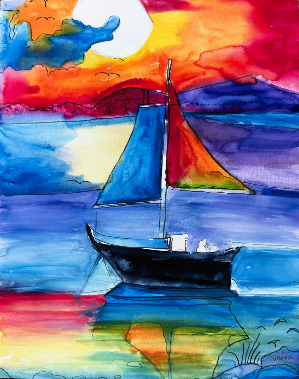 Sail Away - Art Prints Vichy's Art