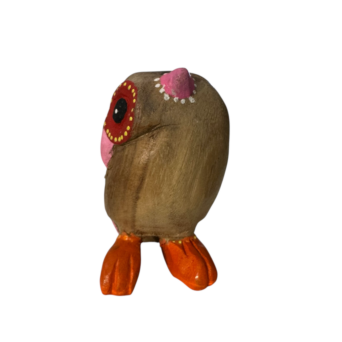 Pink-Nosed Owl with Red Eyes Music Frog Co