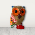 Red-Boot Owl with Blue Ears Music Frog Co
