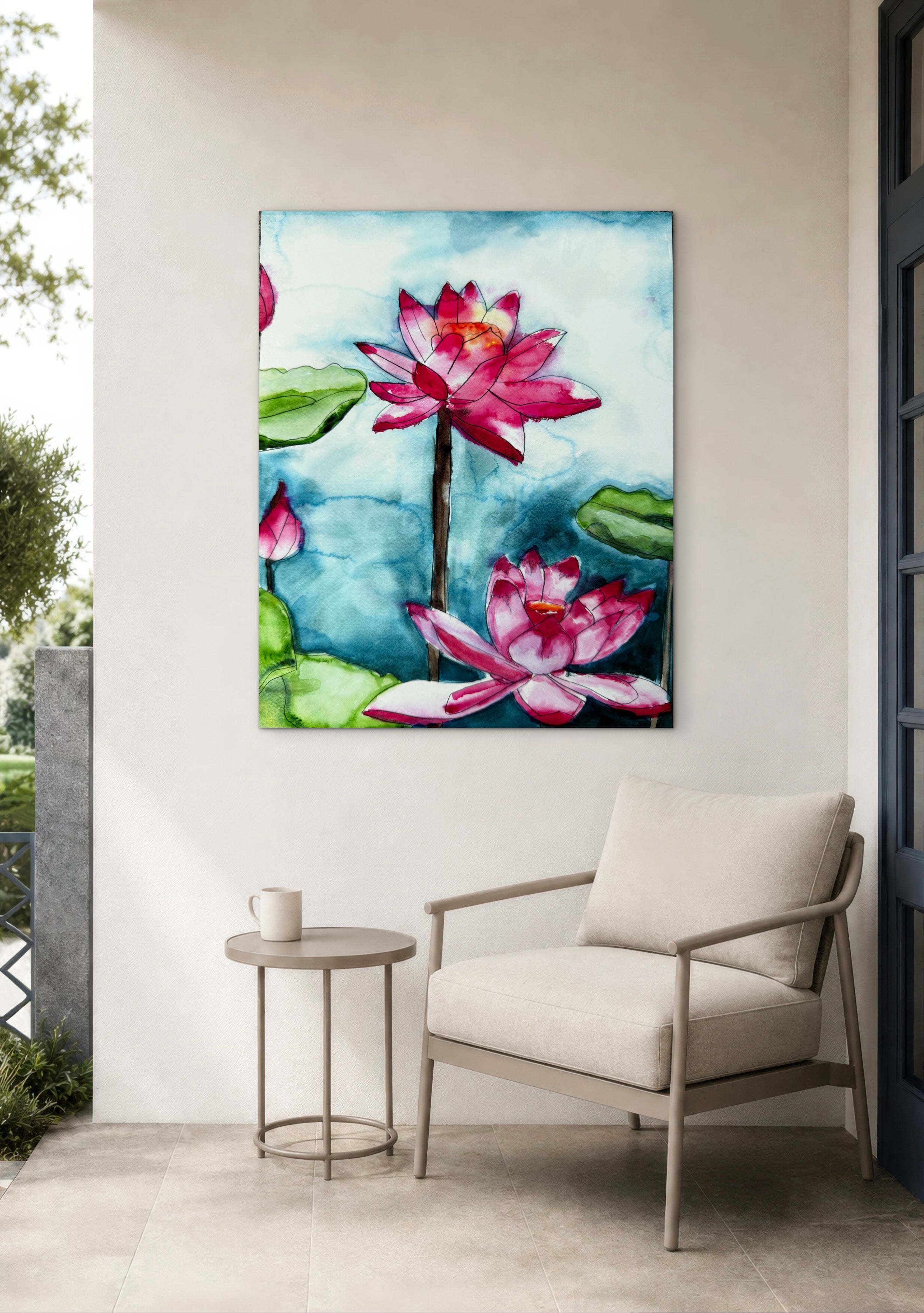 Lotus Bloom - Art Prints Vichy's Art