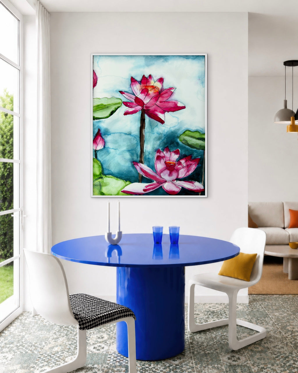 Lotus Bloom - Art Prints Vichy's Art