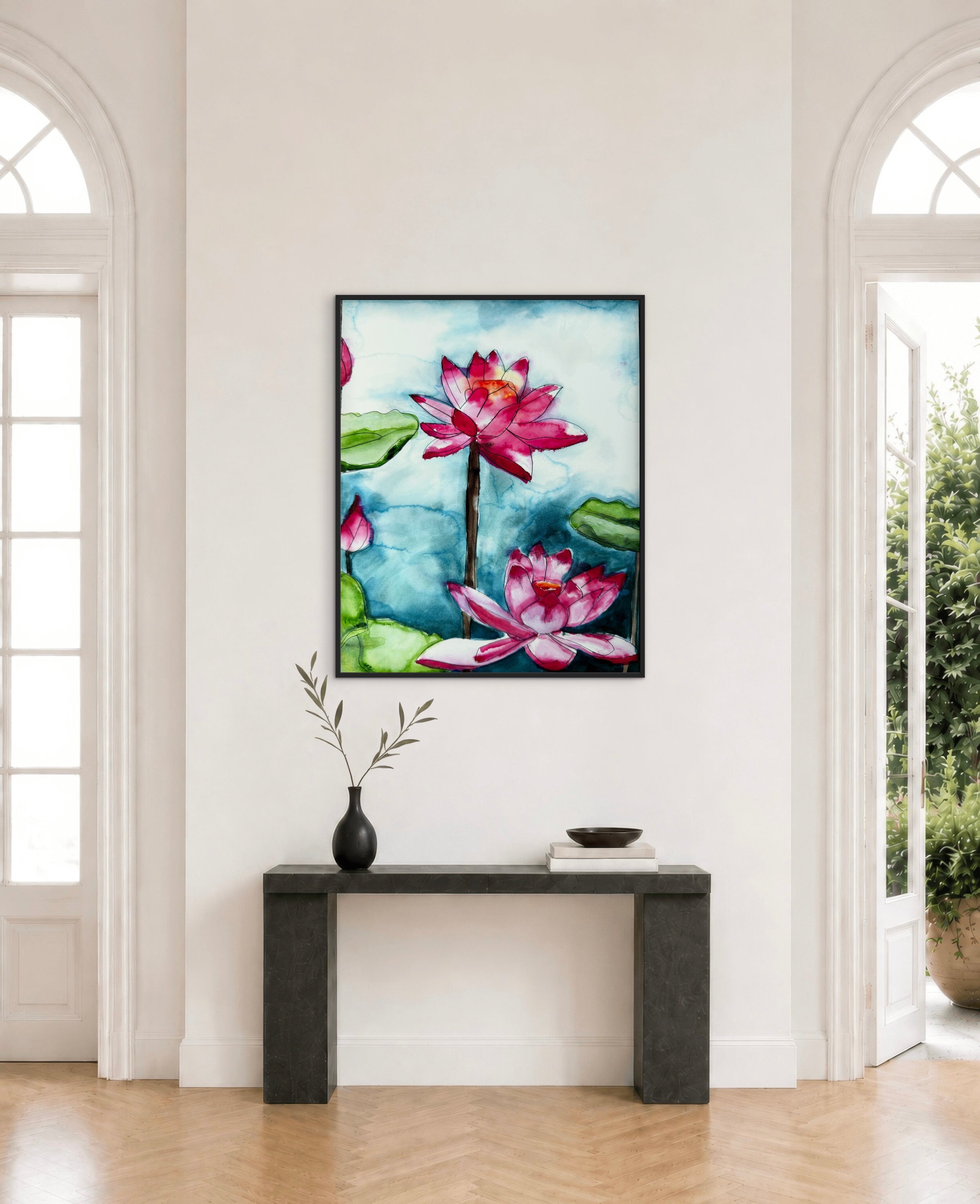 Lotus Bloom - Art Prints Vichy's Art