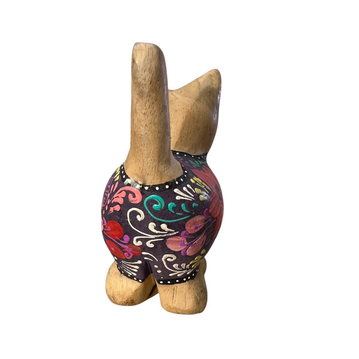 Brown with Dark Floral – Twilight Whiskers Cat Music Frog Co