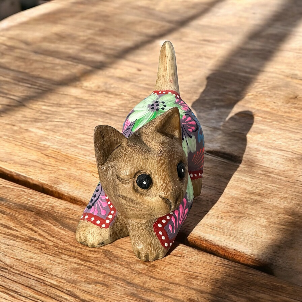 Pastel Floral Version – Blossom Hunter Cat Music Frog Co