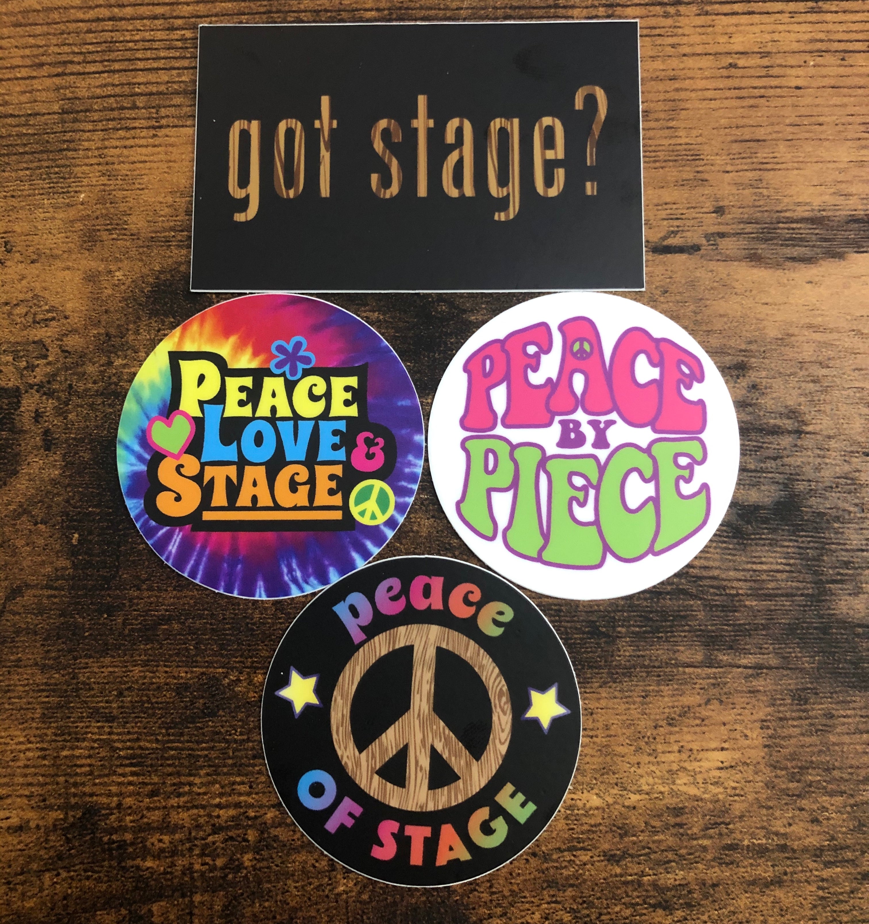 Peace of Stage Sticker Pack Peace Of Stage LLC
